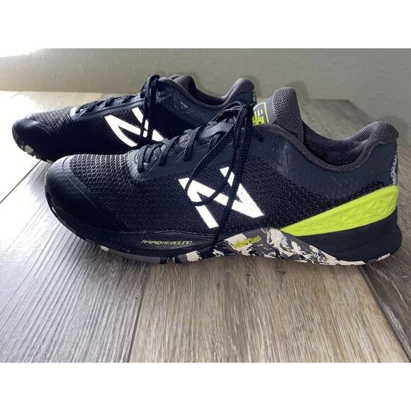New Balance Minimuus Vibram Rapid Rebound Mens Size 8 MX40OD1 Black Green Shoes - Picture 6 of 11